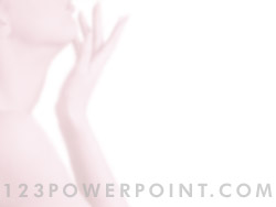 Woman Neck & Hand powerpoint background