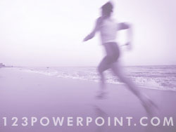 Jogging powerpoint background