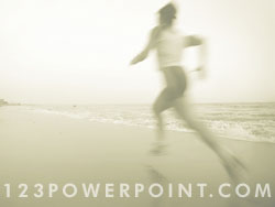 Jogging powerpoint background