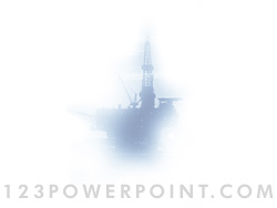 Offshore Oil Rig powerpoint background