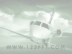 Private Jet powerpoint background