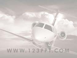 Private Jet powerpoint background