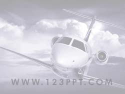 Private Jet powerpoint background