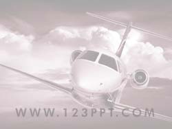 Private Jet powerpoint background
