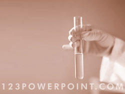 Test tube Sample powerpoint background