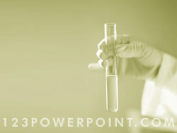 Test tube Sample powerpoint background