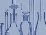 Chemistry Glass & Beakers PowerPoint Background