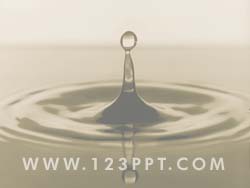 Water Drop powerpoint background