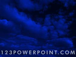 Coloured Clouds powerpoint background
