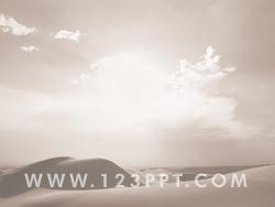 Desert sand dunes powerpoint background
