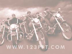 Motorcycle Riders powerpoint background