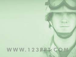 US Marine Military Soldier powerpoint background