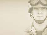 US Marine Military Soldier PowerPoint Background