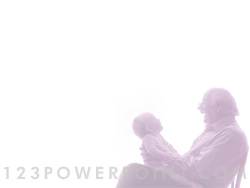 Grandfather & Child powerpoint background