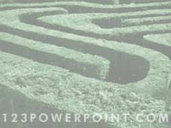 Garden Maze powerpoint background