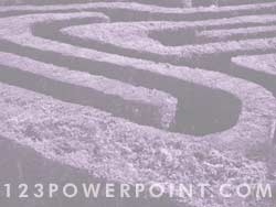 Garden Maze powerpoint background