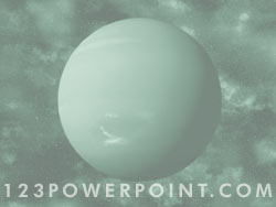 Planet Neptune powerpoint background