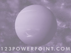 Planet Neptune powerpoint background
