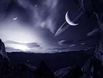 Space Landscape PowerPoint Background