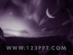 Space Landscape powerpoint background