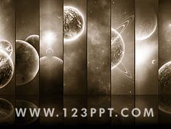 Solar System powerpoint background