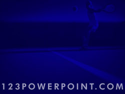 Tennis Return Serve powerpoint background