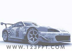 Racing Sports Car powerpoint background