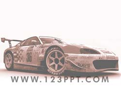 Racing Sports Car powerpoint background