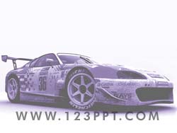 Racing Sports Car powerpoint background