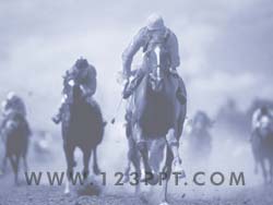 Horse Racing powerpoint background