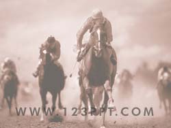 Horse Racing powerpoint background