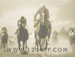 Horse Racing powerpoint background