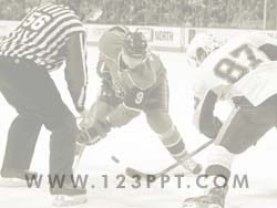 Ice Hockey powerpoint background