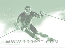 Ski powerpoint background