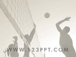 Volleyball powerpoint background