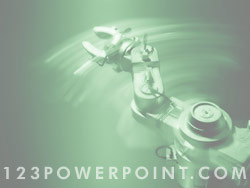 Robotics and Automation powerpoint background