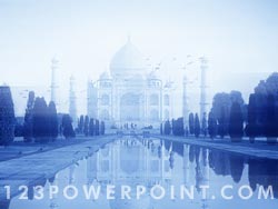 Taj Mahal India powerpoint background