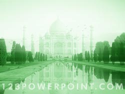 Taj Mahal India powerpoint background