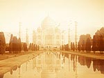Taj Mahal India PowerPoint Background