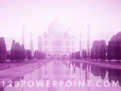 Taj Mahal India powerpoint background