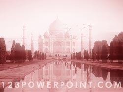 Taj Mahal India powerpoint background