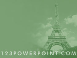 Eiffel Tower Paris powerpoint background