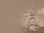 Eiffel Tower Paris PowerPoint Background