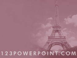 Eiffel Tower Paris powerpoint background