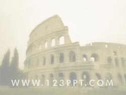 Colosseum in Rome powerpoint background