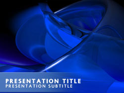 Abstract Gel Title Master slide design