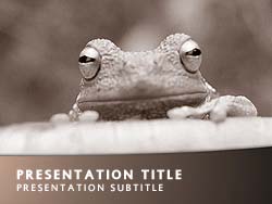 Frog Title Master slide design