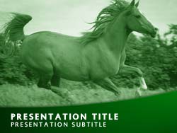 Horse Title Master slide design