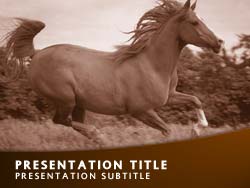 Horse Title Master slide design