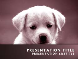 Puppy Dog Title Master slide design